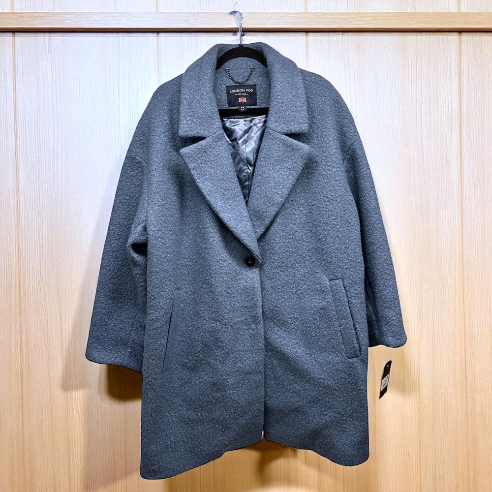 London Fog blueWomen's Pea Coat